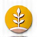 A simple icon of a growing plant with a dollar sign.