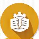 A simple icon of a conversation bubble and a gear.